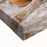 Large art of a black and white Provence landscape on stretched canvas, ideal for bedroom wall decor.