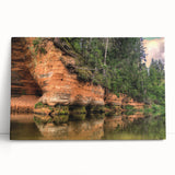 Black and white photograph of a European cityscape printed on large stretched canvas, ideal for kitchen wall art.