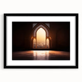 Extra large abstract art print of Dubai skyline in vibrant, colorful hues on a textured canvas, ideal for living room decor.