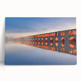 Black and white panoramic view of a Middle Eastern scenery on a large stretched canvas, ideal for kitchen wall art.