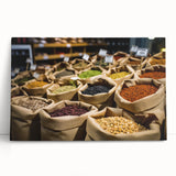 Black and white stretched canvas featuring a panoramic view of Jerusalem, ideal for kitchen wall art or bedroom ambiance.