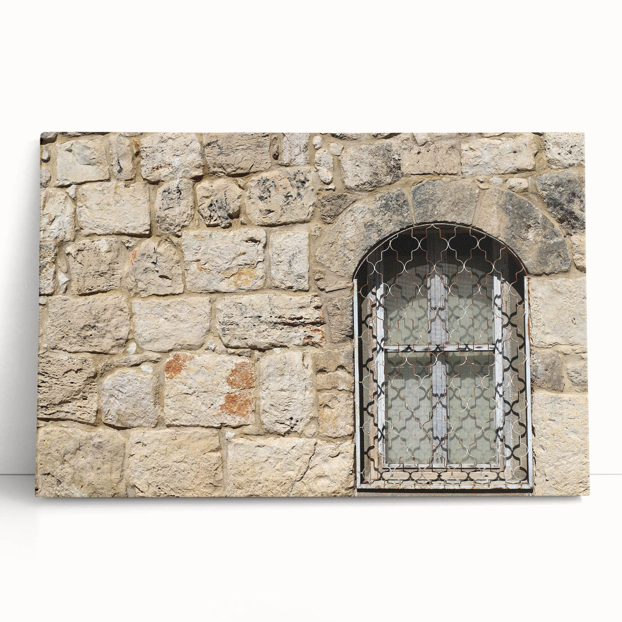 Black and white large canvas of Tel Aviv skyline, ideal for kitchen wall art or bedroom ambiance.