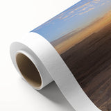 Art deco poster of a Middle Eastern scenery in pastel shades on rolled canvas, ideal for nursery wall art.