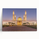Black and white photo of Oman scenery on large stretched canvas, ideal for kitchen wall art or bedroom ambiance.