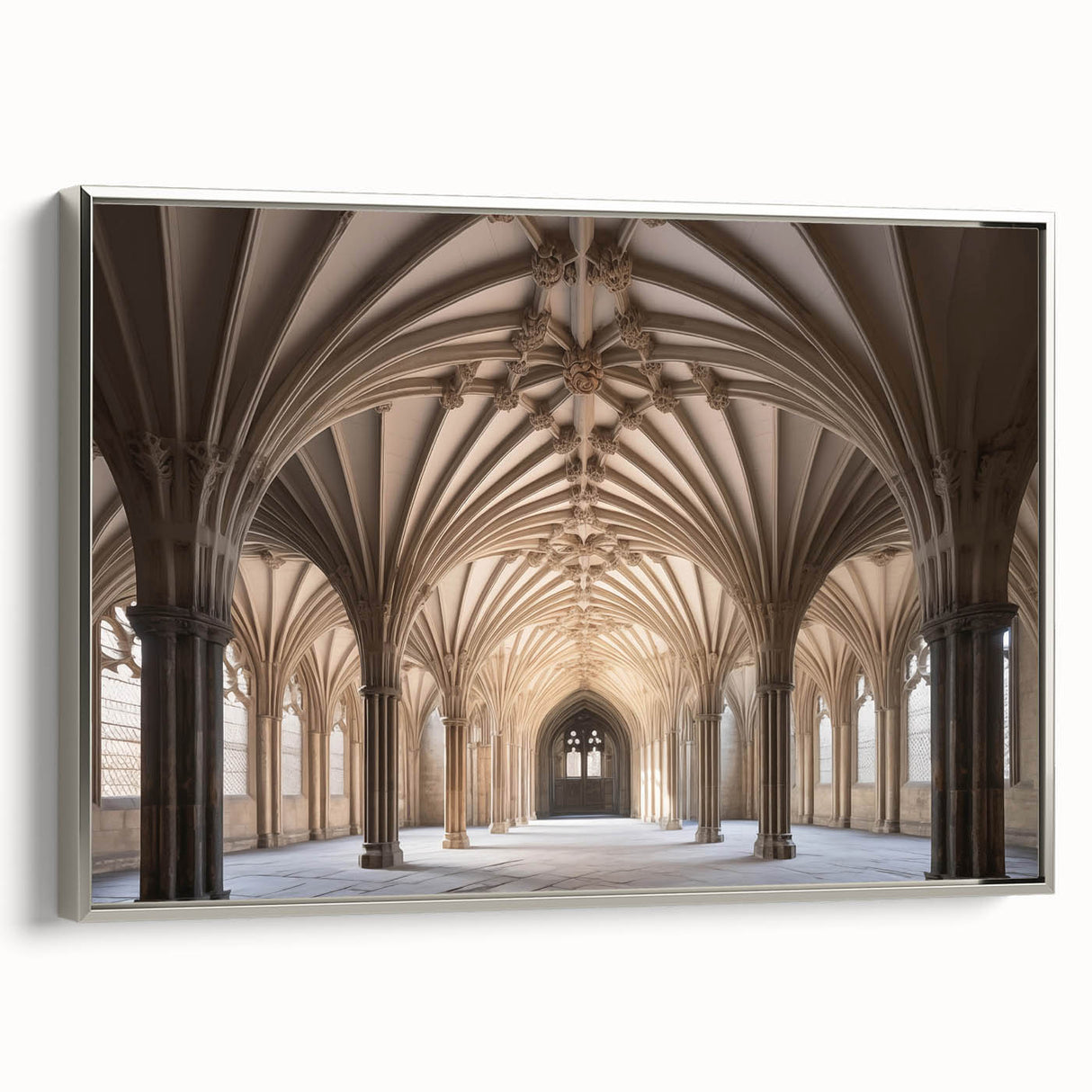 Landscape art painting of Canterbury, New Zealand, featuring vibrant colors on a framed canvas, ideal for living room decor.