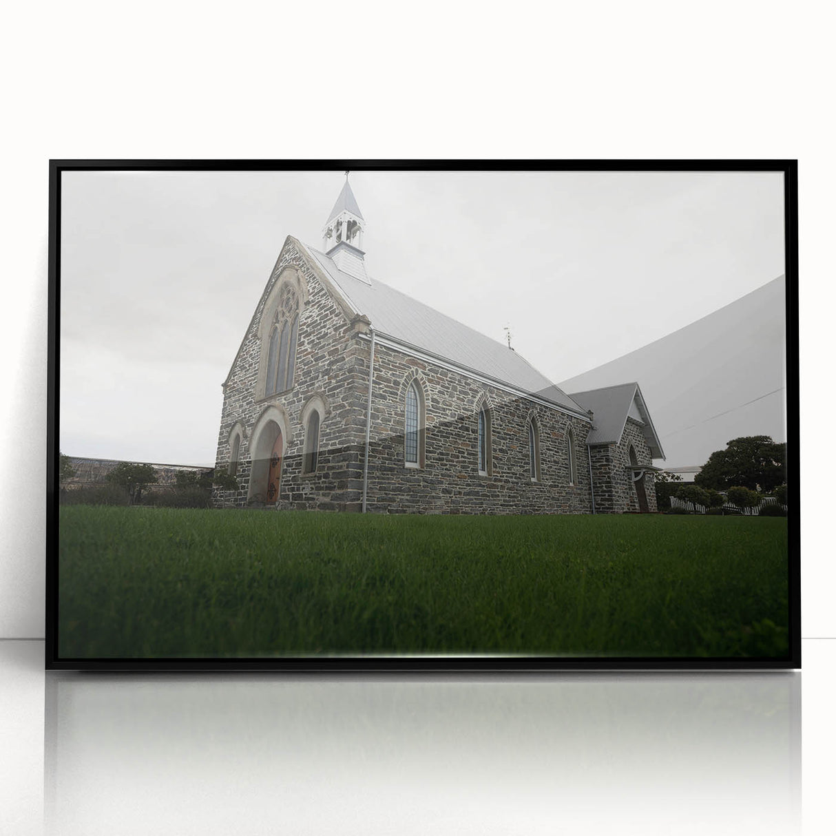 Large abstract wall art depicting Otago, New Zealand scenery in muted earth tones on a framed acrylic.