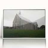 Framed acrylic print of Otago, New Zealand, featuring serene blue and green landscape, ideal for modern art wall decor.