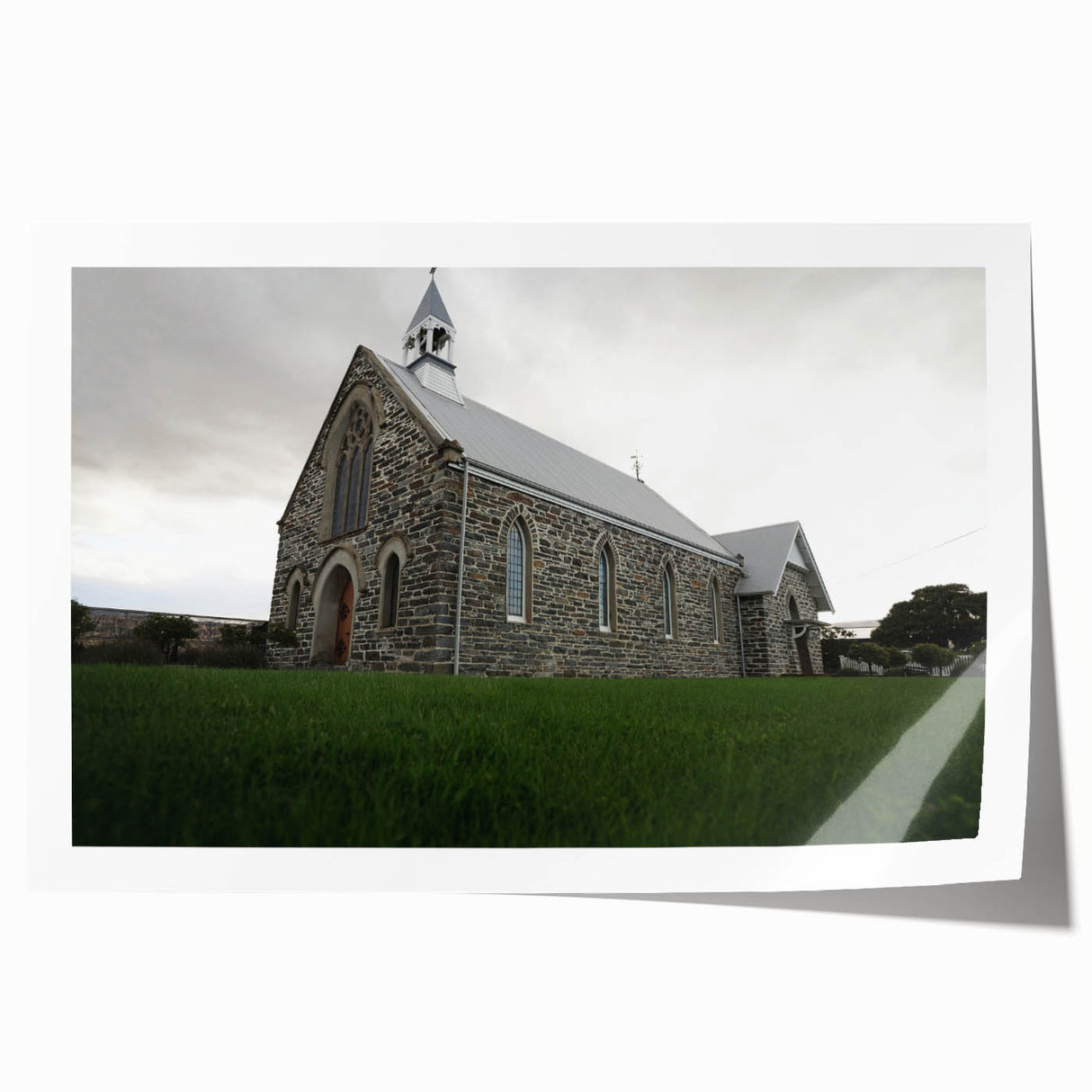 Extra large rolled print of Otago, New Zealand scenery with vibrant greens and blues, ideal for dining room wall art.