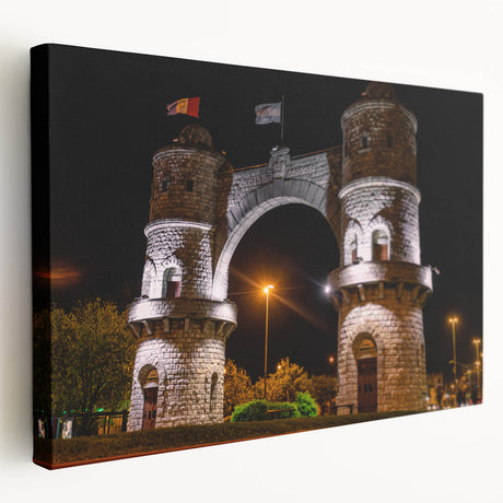Large stretched canvas depicting a vibrant Argentine landscape, ideal for kitchen wall art.