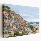 Large canvas print of a vibrant Brazilian landscape, ideal for kitchen wall art.