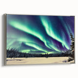 Framed canvas of a vintage Alaskan landscape with muted earth tones, ideal for enhancing a study room or office ambiance.