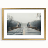 Extra large abstract art print of textured Arkansas scenery in gold frame, ideal for living room decor.