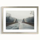 Textured abstract art print depicting Arkansas scenery in muted earth tones on a framed silver mat, ideal for bedroom art.