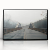 Large abstract wall art depicting a serene Arkansas landscape in muted earth tones on a framed acrylic.