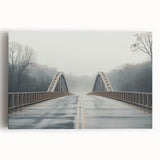 Black and white stretched canvas of Arkansas scenery, ideal for kitchen wall art.
