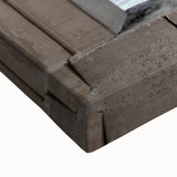 Black and white landscape art painting of Connecticut scenery on a large stretched canvas, ideal for bedroom wall decor.