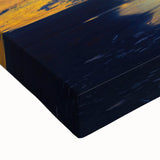 Black and white landscape art painting of Daytona scenery on large stretched canvas, ideal for bedroom wall art.