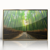 Framed acrylic print of a serene Maui landscape in soft pastel colors, ideal for modern nursery wall art.