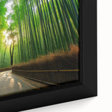 Extra large black wall art featuring a textured, colorful Hawaiian landscape on a framed canvas, ideal for living room decor.