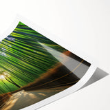 Extra large wall art featuring line art flowers in muted tones on a rolled print, ideal for large living room decor.