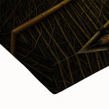 Black and white landscape art painting of Maui on stretched canvas, ideal for bedroom wall decor.