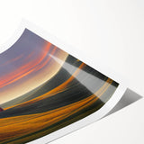 Extra large wall art featuring line art flowers in muted earth tones on a rolled canvas, ideal for large living room spaces.