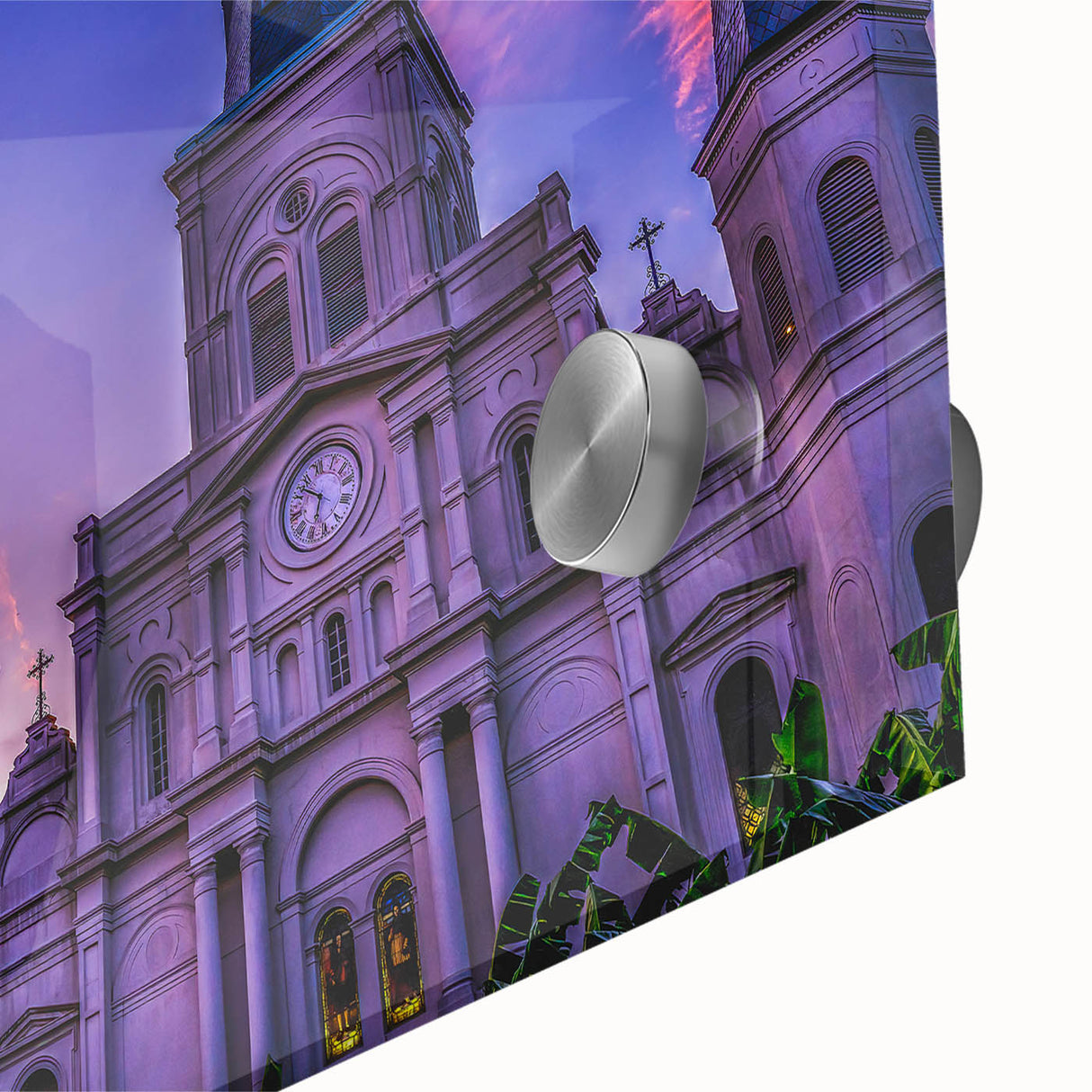 Large abstract depiction of New Orleans in muted earth tones on acrylic glass, ideal for dining room art.