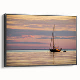 Black and white framed canvas featuring a vintage-style Louisiana landscape, ideal for bedroom wall decor.