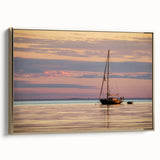 Framed canvas wall art depicting a vintage-style Louisiana landscape in muted gold and black tones, ideal for bedroom decor.