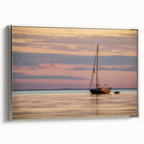 Landscape art painting of a Louisiana scenery in vibrant colors on a framed canvas, ideal for living room decor.