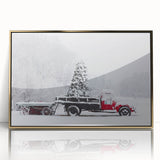 Mid-century modernist art of Charlotte skyline in muted gold tones, acrylic print, suitable for nursery wall decor.
