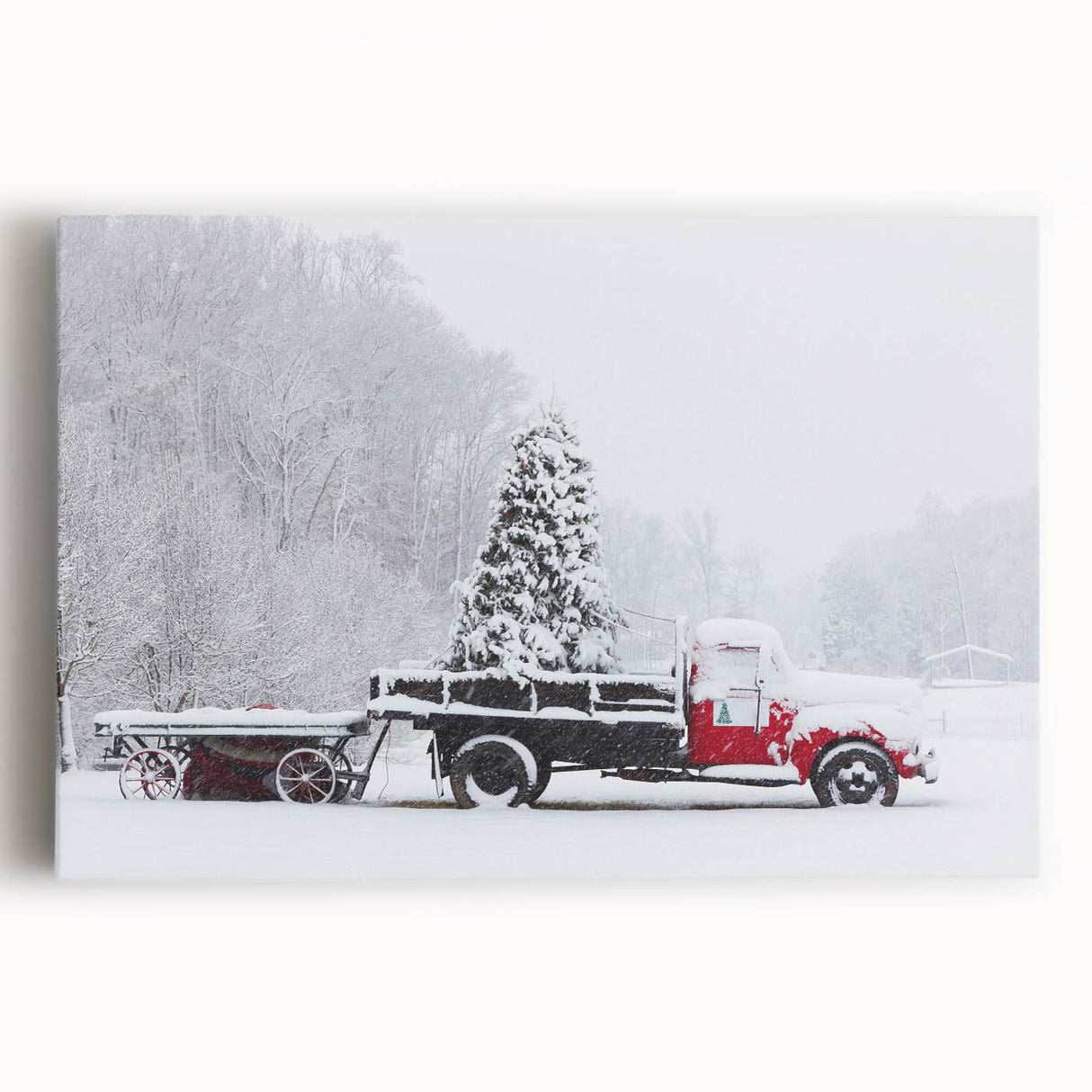 Black and white stretched canvas of Charlotte skyline, ideal for kitchen wall art.