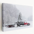 Charlotte skyline in muted gray and blue tones on large stretched canvas, ideal for kitchen wall art.