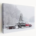 Charlotte skyline in muted gray and blue tones on large stretched canvas, ideal for kitchen wall art.