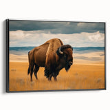 Black and white framed canvas of a vintage Oklahoma landscape, ideal for bedroom wall decor.
