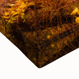 Black and white landscape art painting of Vermont scenery on large stretched canvas, suitable for bedroom decor.