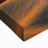 Large art depicting the Palouse hills in black and white on stretched canvas, suitable for bedroom wall decor.