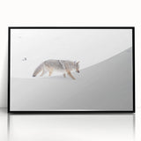 Large abstract wall art depicting Yellowstone scenery, in muted earth tones on a framed acrylic.