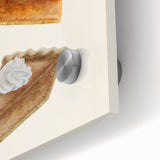 Large abstract wall art in autumnal shades on acrylic glass, ideal for dining room art.