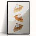 Large abstract wall art featuring fall-inspired hues on a framed acrylic, ideal for modern living room decor.
