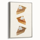 Framed canvas featuring a vintage-style landscape painting with colorful autumn trees and a black background.