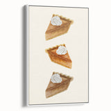 Framed canvas of vintage poster art featuring colorful autumn leaves on a black background, ideal for living room decor.