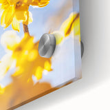 Large abstract wall art in pastel shades on acrylic glass, mid-century modernist style, ideal for dining room art.