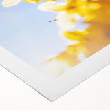 Art deco poster featuring a spring theme with soft pastel shades on rolled canvas, suitable for dining room decor.