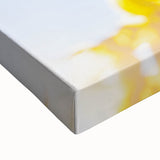 Large art depicting a black and white landscape painting on stretched canvas, ideal for bedroom wall decor.