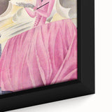 Art Deco Vogue Cover Print - Pink Gown Fashion Illustration Wall Art