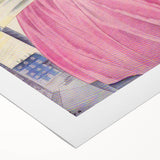 Art Deco Vogue Cover Print - Pink Gown Fashion Illustration Wall Art