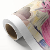 Art Deco Vogue Cover Print - Pink Gown Fashion Illustration Wall Art