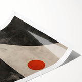 Framed Dining Room Prints – Geometric Gold & Black Wall Art