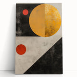 Framed Dining Room Prints – Geometric Gold & Black Wall Art